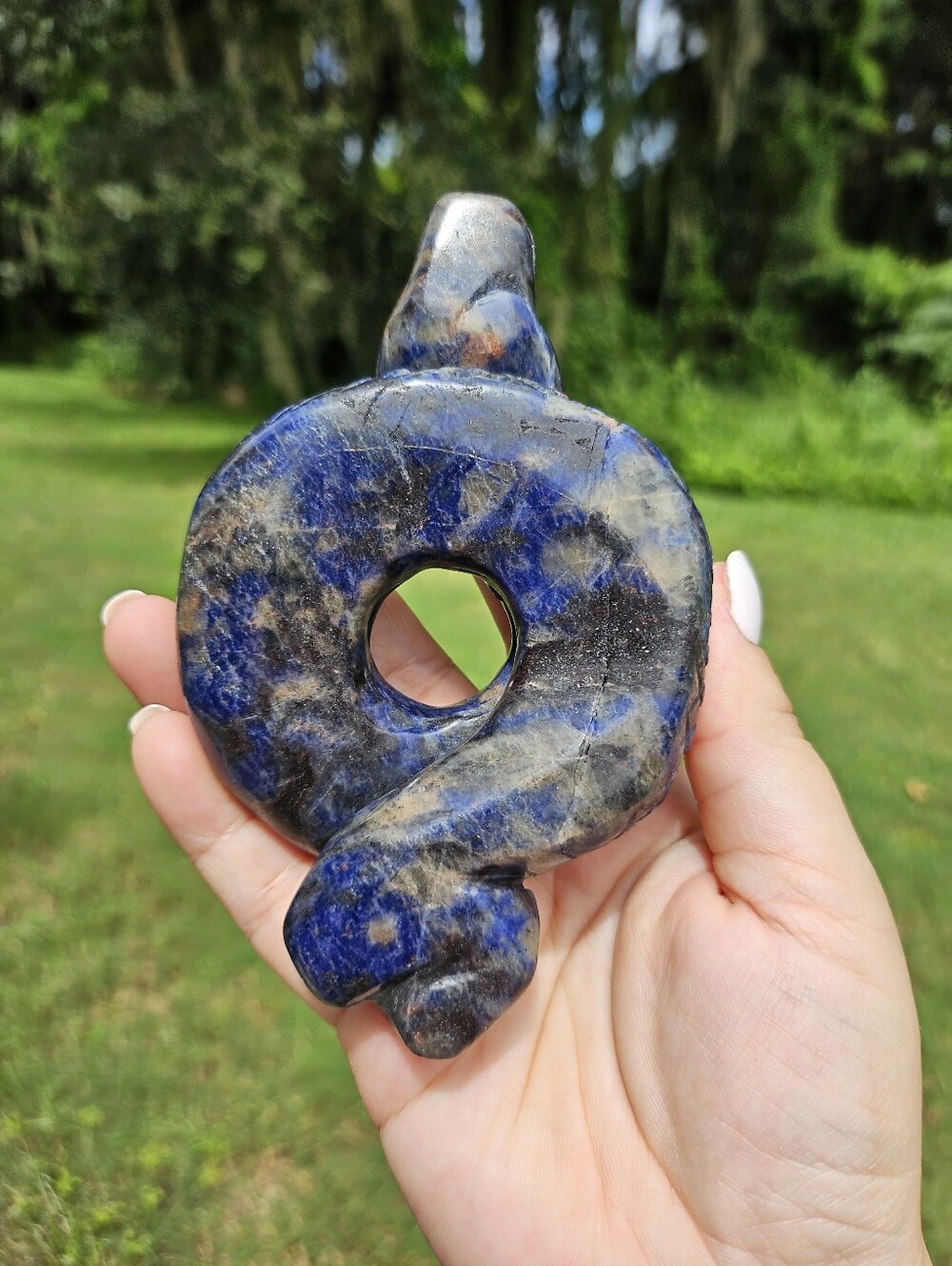Sodalite Snake - Picture 3 of 7
